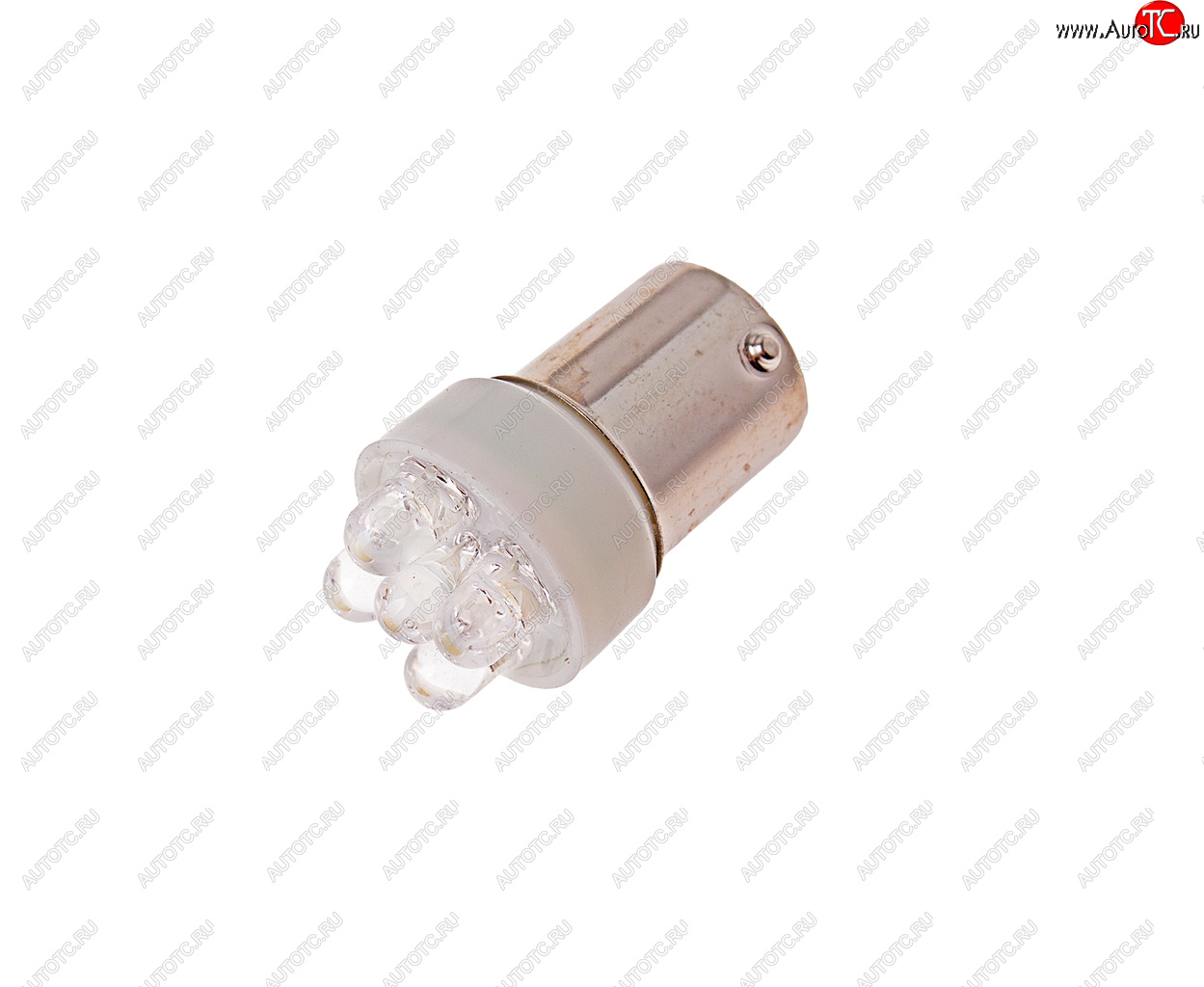 157 р. Лампа светодиодная 12V R10W BA15s 5 светодиодов белая МАЯК МАЯК 12t15-w5led  с доставкой в г. Керчь