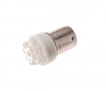 202 р. Лампа светодиодная 12V R10W BA15s 9 светодиодов белая МАЯК МАЯК 12t15-w9led МАЯК 12t15-w9led  с доставкой в г. Керчь. Увеличить фотографию 1