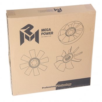 4 089 р. Крыльчатка MAN F2000,TGA,TGS,TGX вентилятора (9 лопастей, d=705мм) MEGAPOWER MEGAPOWER 130-12-081  с доставкой в г. Керчь. Увеличить фотографию 4