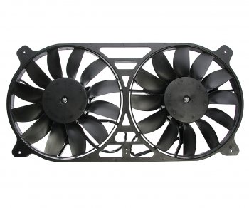 Вентилятор ВАЗ-21214 электрический двойной в сборе MEGAPOWER MEGAPOWER 130-15-002