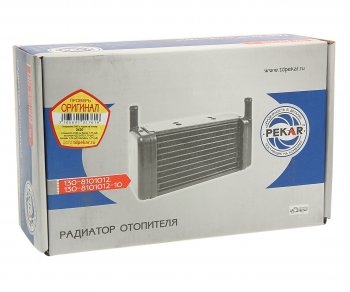 4 599 р. Радиатор отопителя ЗИЛ-130 алюминиевый 2-х рядный с бачком PEKAR PEKAR 130-8101012-02  с доставкой в г. Керчь. Увеличить фотографию 3