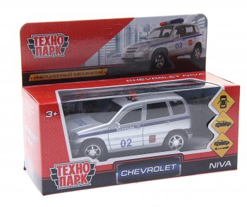 799 р. Модель автомобиля CHEVROLET Niva металлическая ТЕХНОПАРК ТЕХНОПАРК 132050132067178195 ТЕХНОПАРК 132050132067178195  с доставкой в г. Керчь. Увеличить фотографию 1