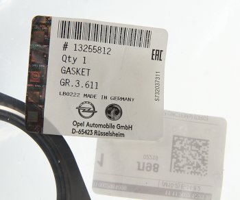 1 299 р. Прокладка OPEL Astra J (10-),Corsa D (07-),Insignia (09-),Zafira C (12-) трубы приемной глушителя OE GENERAL MOTORS 13255812  с доставкой в г. Керчь. Увеличить фотографию 2