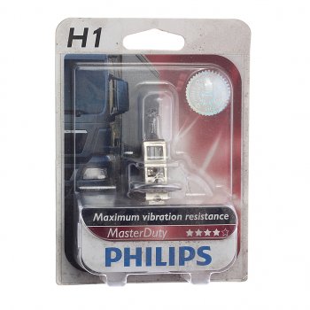 789 р. Лампа 24V H1 70W P14.5s блистер (1шт.) Master Duty PHILIPS PHILIPS 13258mdb1  с доставкой в г. Керчь. Увеличить фотографию 1