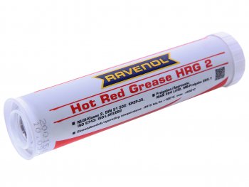 1 699 р. Смазка высокотемпературная Hot Red HRG2 0.4кг RAVENOL RAVENOL 1340121-400  с доставкой в г. Керчь. Увеличить фотографию 1