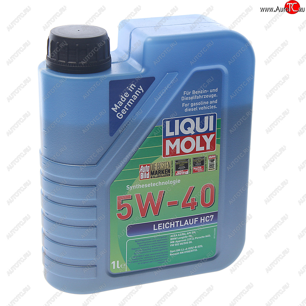 1 499 р. Масло моторное LEICHTLAUF HC7 5W40 синт.1л LIQUI MOLY LIQUI MOLY 1346  с доставкой в г. Керчь
