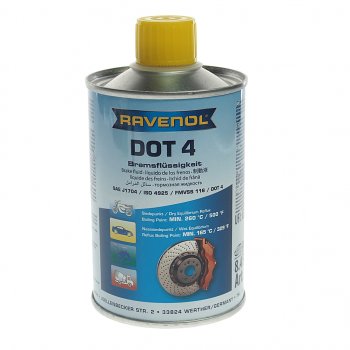 759 р. Жидкость тормозная DOT-4 0.25л RAVENOL RAVENOL 1350601-250  с доставкой в г. Керчь. Увеличить фотографию 1