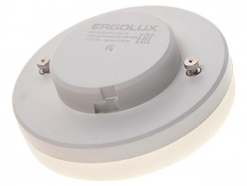 99 р. Лампа светодиодная GX53 9W(80W) 220V теплый ERGOLUX ERGOLUX 13514  с доставкой в г. Керчь. Увеличить фотографию 2