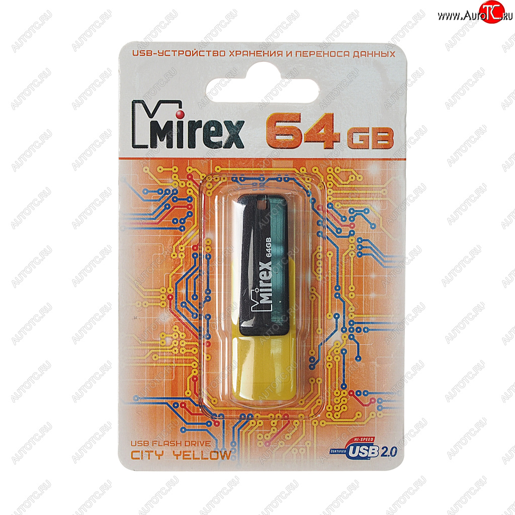 589 р. Карта памяти USB 64GB MIREX MIREX 13600-fmucyl64  с доставкой в г. Керчь