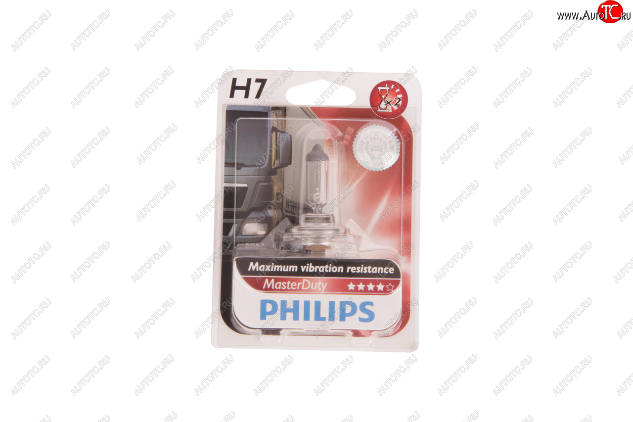1 219 р. Лампа 24V H7 70W PX26d блистер (1шт.) Master Duty PHILIPS PHILIPS 13972mdb1  с доставкой в г. Керчь