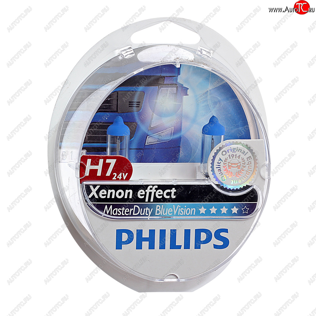 4 849 р. Лампа 24V H7 70W PX26d бокс (2шт.) Master Duty Blue Vision PHILIPS PHILIPS 13972mdbvs2  с доставкой в г. Керчь