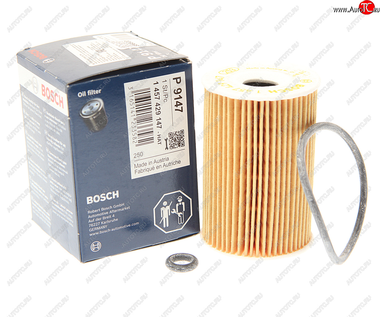 519 р. Фильтр масляный MERCEDES A (W168),Vaneo (W414) BOSCH BOSCH 1457429147  с доставкой в г. Керчь