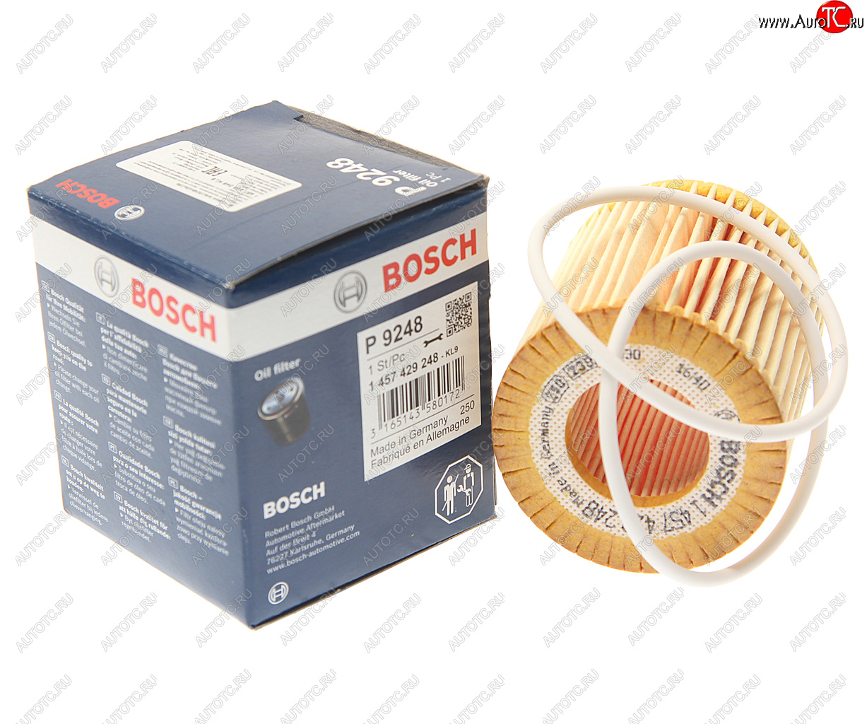 629 р. Фильтр масляный OPEL Astra H (04-) BOSCH BOSCH 1457429248  с доставкой в г. Керчь