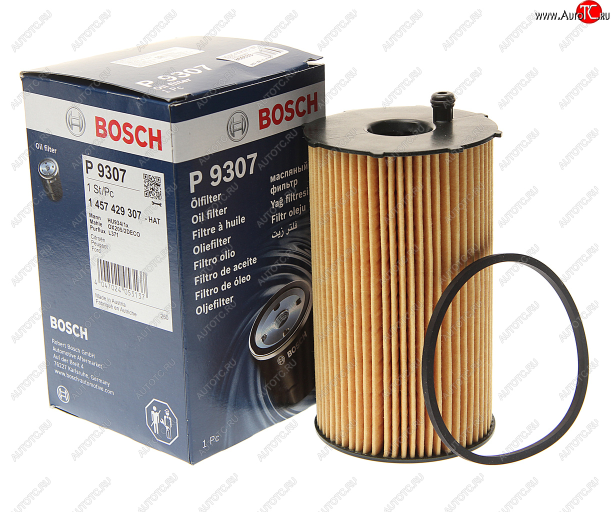 1 059 р. Фильтр масляный LAND ROVER Discovery (04-) BOSCH BOSCH 1457429307 BOSCH 1457429307  с доставкой в г. Керчь