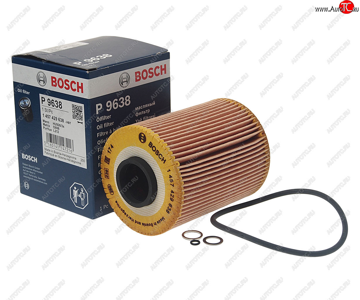 769 р. Фильтр масляный BMW 3 (E36),5 (E34) BOSCH BOSCH 1457429638 BOSCH 1457429638  с доставкой в г. Керчь