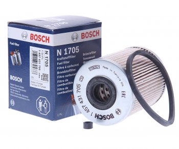 599 р. Фильтр топливный NISSAN Primera (P12) (1.5 TDI) BOSCH BOSCH 1457431705  с доставкой в г. Керчь. Увеличить фотографию 1
