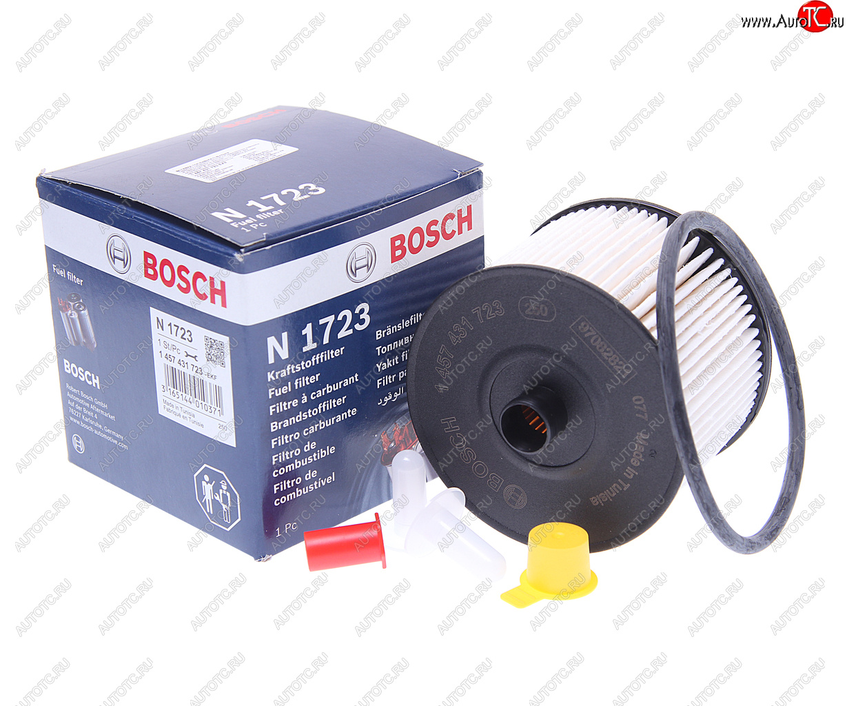 1 369 р. Фильтр топливный FORD Focus PEUGEOT 307,308,407 (TDI) BOSCH BOSCH 1457431723 BOSCH 1457431723  с доставкой в г. Керчь