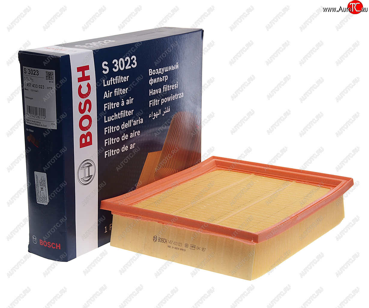 799 р. Фильтр воздушный VW Golf 3,Vento (91-99) BOSCH BOSCH 1457433023  с доставкой в г. Керчь