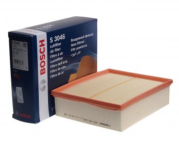 1 169 р. Фильтр воздушный AUDI A4 (00-) BOSCH BOSCH 1457433046  с доставкой в г. Керчь. Увеличить фотографию 1