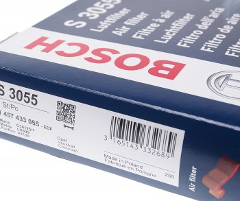 689 р. Фильтр воздушный OPEL Corsa C,Meriva (03-) BOSCH BOSCH 1457433055  с доставкой в г. Керчь. Увеличить фотографию 3