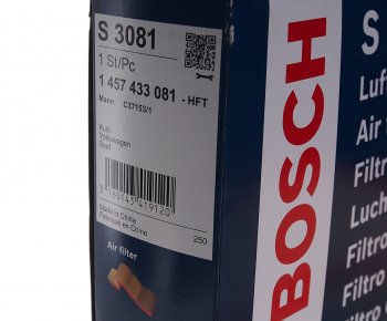 1 139 р. Фильтр воздушный VW AUDI SEAT SKODA BOSCH BOSCH 1457433081  с доставкой в г. Керчь. Увеличить фотографию 3