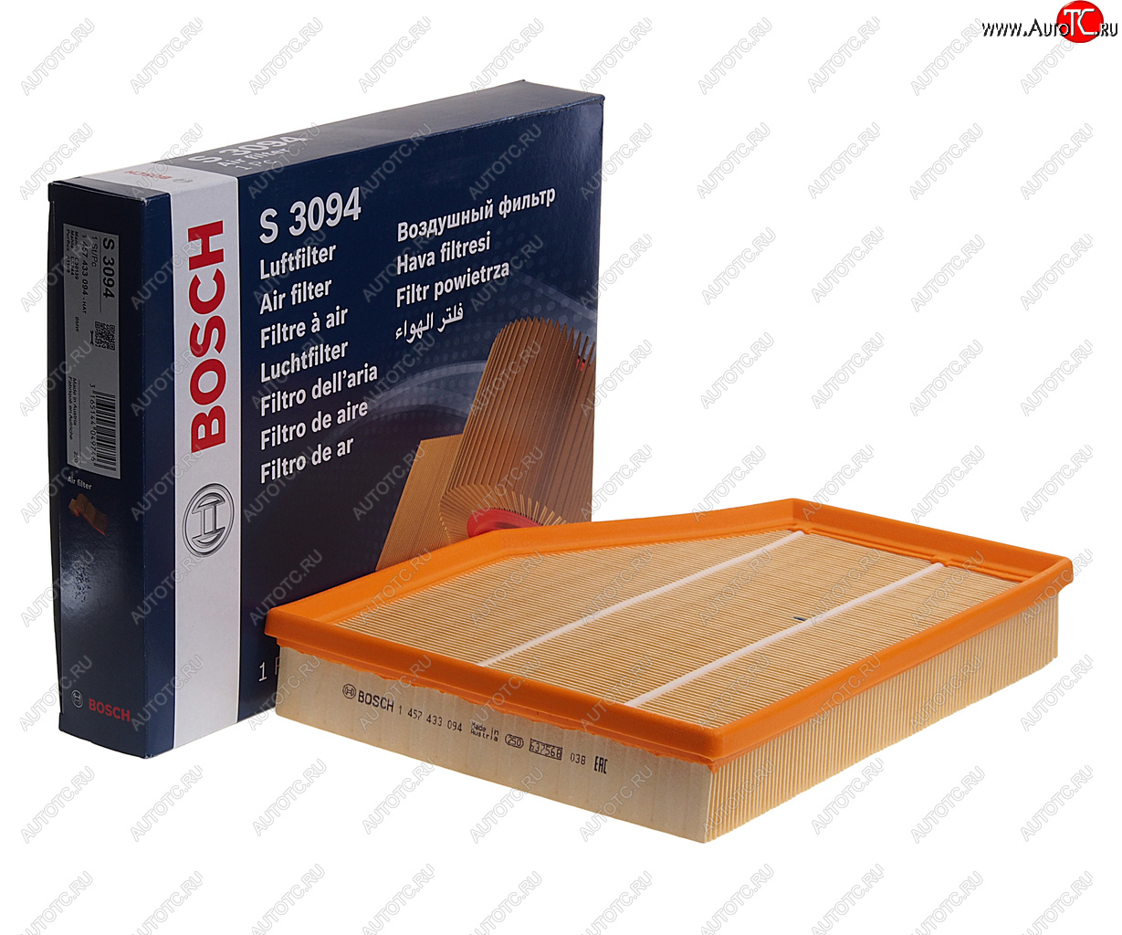 1 679 р. Фильтр воздушный BMW 5 (E60,E61),6 (E63),Z4 (E86) (2.0-3.5) BOSCH BOSCH 1457433094  с доставкой в г. Керчь