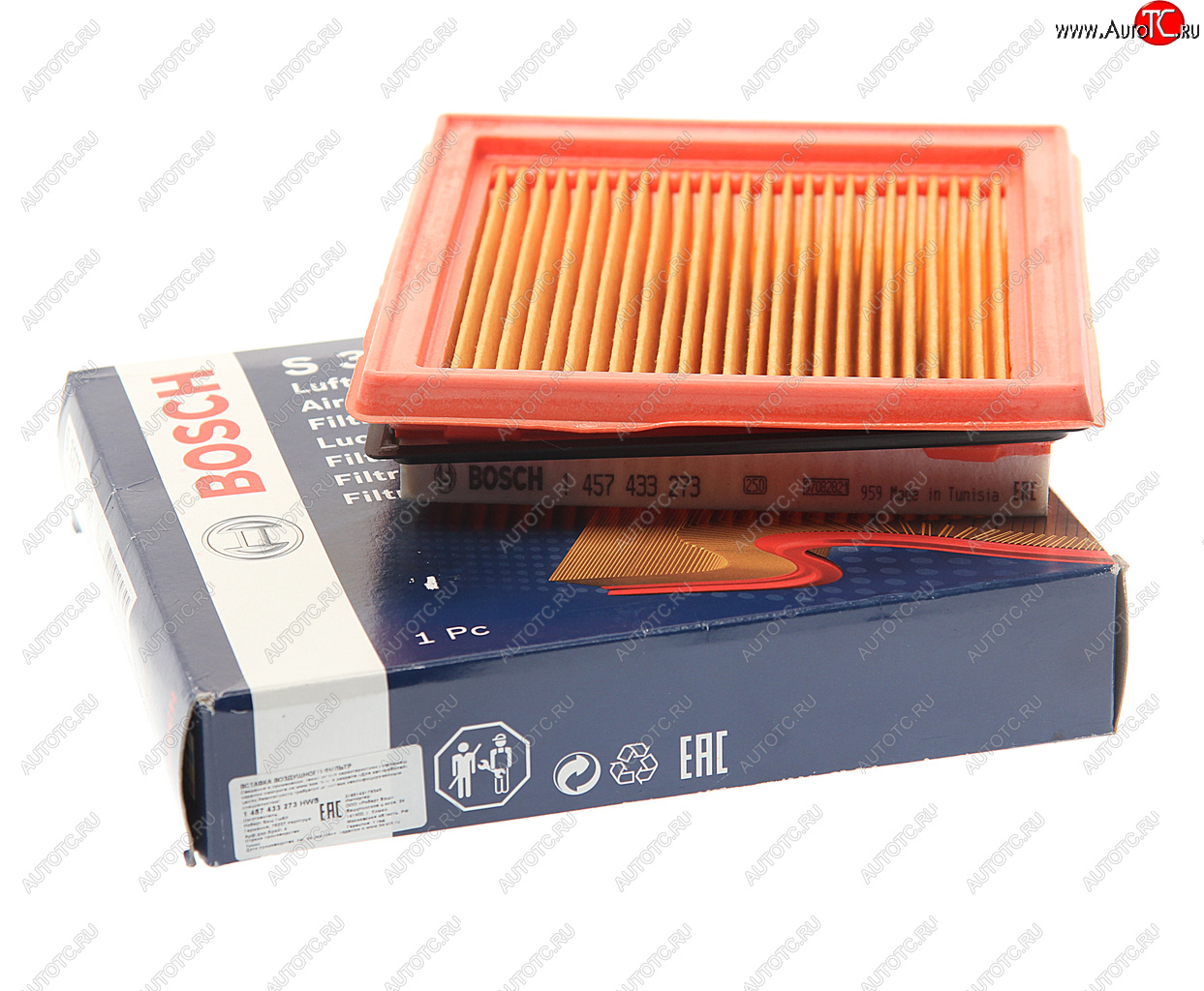 649 р. Фильтр воздушный NISSAN Micra K11,K12 (92-03) BOSCH BOSCH 1457433273  с доставкой в г. Керчь