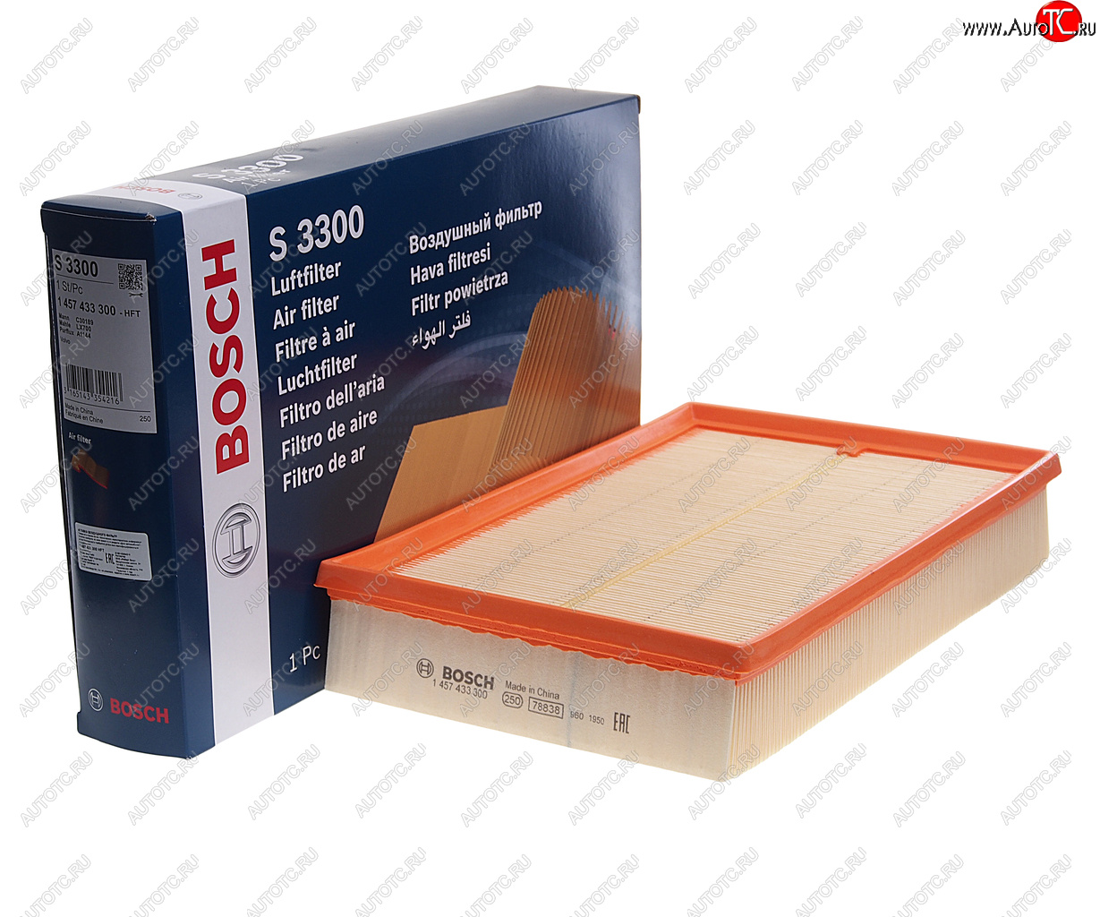 1 379 р. Фильтр воздушный VOLVO S60,S80,XC70 (00-) BOSCH BOSCH 1457433300  с доставкой в г. Керчь