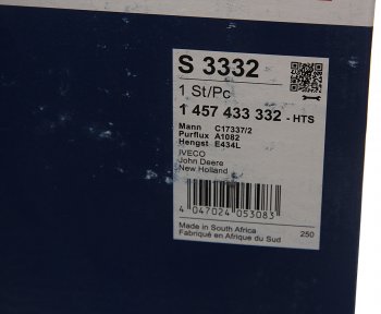 2 599 р. Фильтр воздушный IVECO Daily (99-06) BOSCH BOSCH 1457433332  с доставкой в г. Керчь. Увеличить фотографию 2