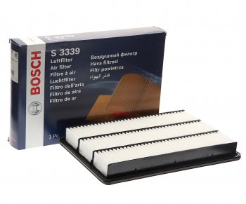 1 489 р. Фильтр воздушный MITSUBISHI Pajero 3 (00-06),4 (06-) BOSCH BOSCH 1457433339  с доставкой в г. Керчь. Увеличить фотографию 1