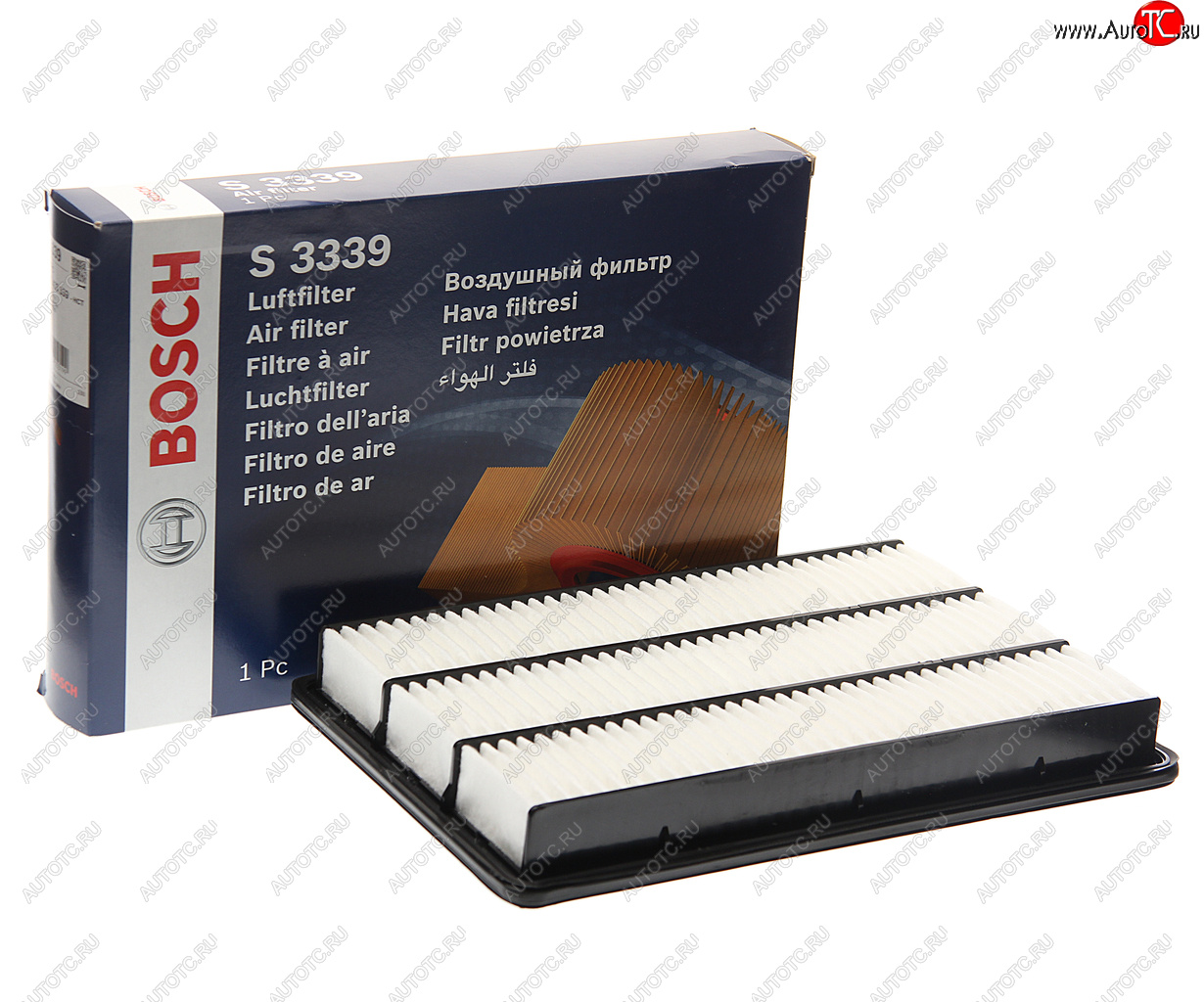 1 489 р. Фильтр воздушный MITSUBISHI Pajero 3 (00-06),4 (06-) BOSCH BOSCH 1457433339  с доставкой в г. Керчь