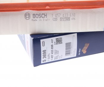 749 р. Фильтр воздушный BMW 5 (E34) (3.0/.3.5),7 (E32) (3.0) BOSCH BOSCH 1457433698 BOSCH 1457433698  с доставкой в г. Керчь. Увеличить фотографию 2