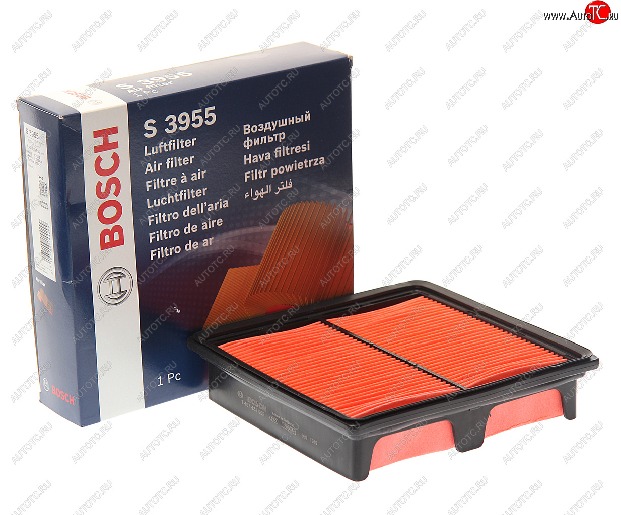 1 079 р. Фильтр воздушный HONDA Civic (95-) BOSCH BOSCH 1457433955 BOSCH 1457433955  с доставкой в г. Керчь
