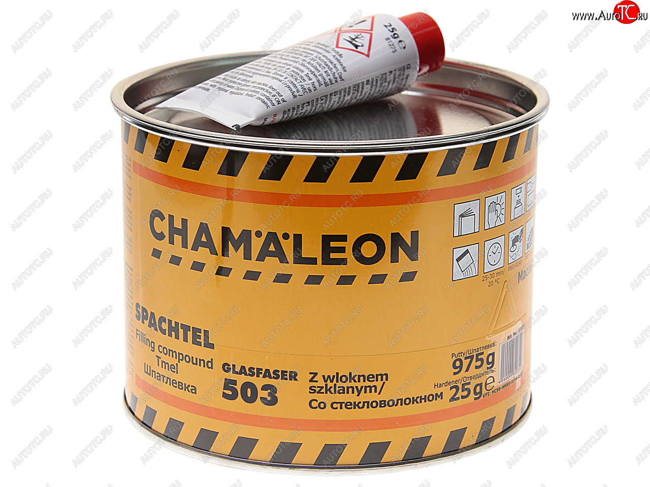 1 079 р. Шпатлевка со стекловолокном 1кг CHAMAELEON CHAMAELEON 15035  с доставкой в г. Керчь