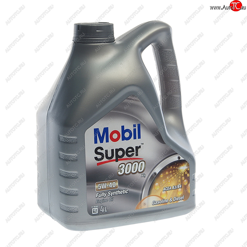 4 599 р. Масло моторное SUPER 3000 X1 5W40 синт.4л MOBIL MOBIL 150546  с доставкой в г. Керчь