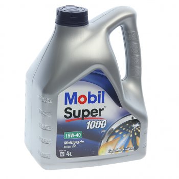 2 479 р. Масло моторное SUPER 1000 Х1 15W40 мин.4л MOBIL MOBIL 150550 MOBIL 150550  с доставкой в г. Керчь. Увеличить фотографию 1