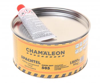 1 789 р. Шпатлевка универсальная мягкая с отвердителем 1.85кг CHAMAELEON CHAMAELEON 15056 CHAMAELEON 15056  с доставкой в г. Керчь. Увеличить фотографию 1