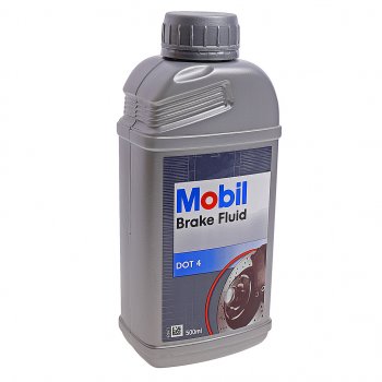 699 р. Жидкость тормозная DOT-4 0.5л MOBIL MOBIL 150906r  с доставкой в г. Керчь. Увеличить фотографию 1