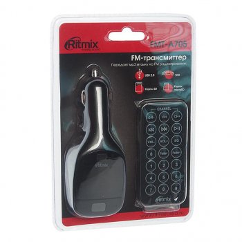 589 р. Модулятор FM плеер RITMIX RITMIX 15118383  с доставкой в г. Керчь. Увеличить фотографию 1