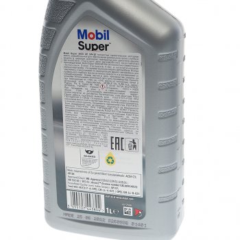 1 389 р. Масло моторное SUPER 3000 XE 5W30 синт.1л MOBIL MOBIL 152504  с доставкой в г. Керчь. Увеличить фотографию 2