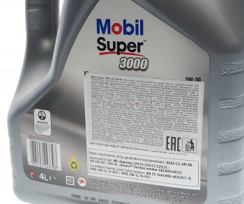 4 799 р. Масло моторное SUPER 3000 XE 5W30 синт.4л MOBIL MOBIL 152505  с доставкой в г. Керчь. Увеличить фотографию 2