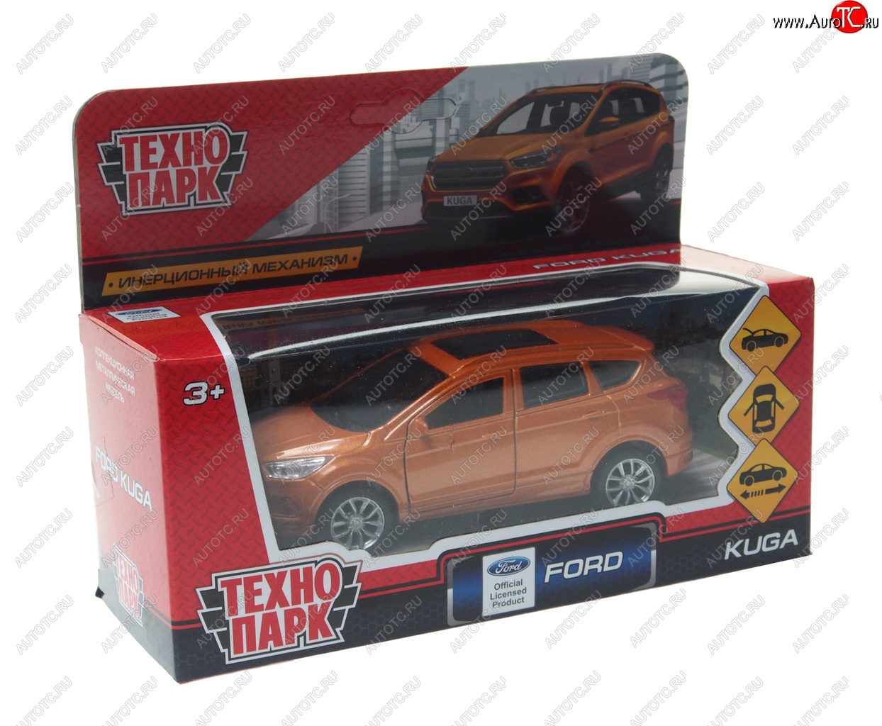 819 р. Модель автомобиля FORD Kuga металлическая ТЕХНОПАРК ТЕХНОПАРК 156667156674156643 ТЕХНОПАРК 156667156674156643  с доставкой в г. Керчь
