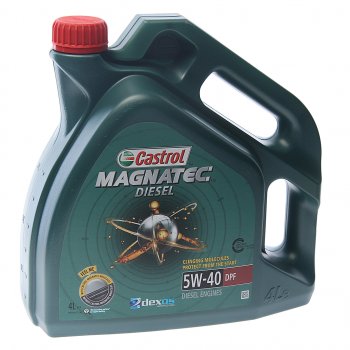 5 349 р. Масло дизельное MAGNATEC DIESEL DPF 5W40 синт.4л CASTROL CASTROL 156edd  с доставкой в г. Керчь. Увеличить фотографию 1