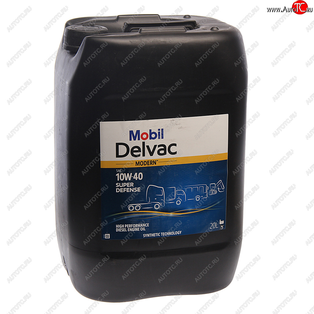 12 899 р. Масло дизельное DELVAC Modern 10W40 Super Defense псинт.20л MOBIL MOBIL 157060  с доставкой в г. Керчь