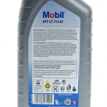 1 799 р. Масло трансмиссионное ATF LT 71141 псинт.1л КПП автомат MOBIL MOBIL 157324  с доставкой в г. Керчь. Увеличить фотографию 2