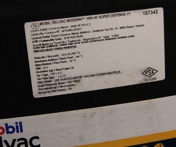 14 949 р. Масло дизельное DELVAC Modern 10W40 Super Defense V1 синт.20л MOBIL MOBIL 157342  с доставкой в г. Керчь. Увеличить фотографию 2