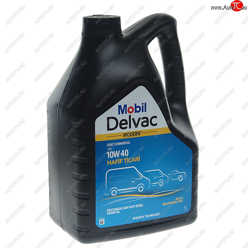 3 799 р. Масло дизельное DELVAC Modern 10W40 Light Commercial синт.5л MOBIL MOBIL 157380  с доставкой в г. Керчь