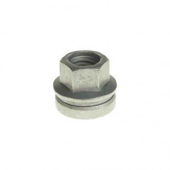 369 р. Гайка колеса М14х2.0х25 прессшайба открытая ключ 21мм FORD ОЕ FORD 1576434  с доставкой в г. Керчь. Увеличить фотографию 1