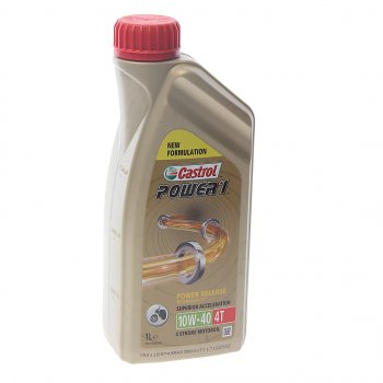 1 189 р. Масло моторное для 4-х тактных двигателей POWER 1 4T 10W40 синт.1л CASTROL CASTROL 15a6da  с доставкой в г. Керчь. Увеличить фотографию 1