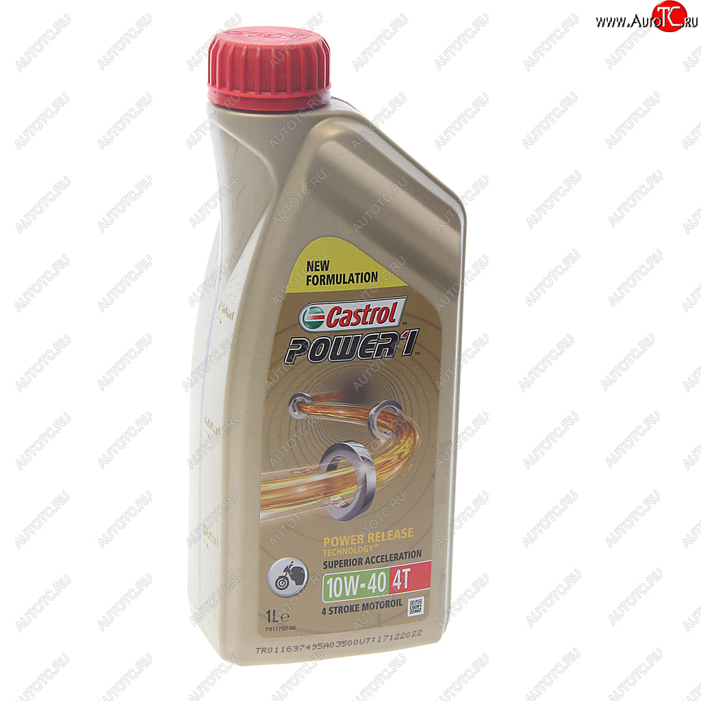 1 189 р. Масло моторное для 4-х тактных двигателей POWER 1 4T 10W40 синт.1л CASTROL CASTROL 15a6da  с доставкой в г. Керчь